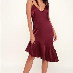 Lulu’s Bewitching Beauty Slip Dress Size L